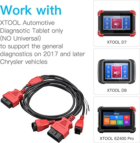 XTOOL FCA SGW 12+8 Bypass Connecter Cable for Chrysler Dodge Fiat Jeep - Image 4