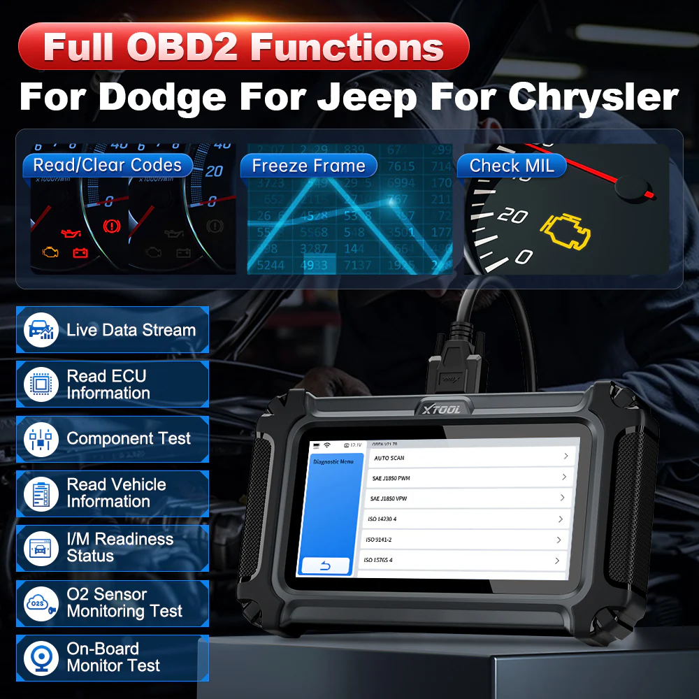 XTOOL IP500-DJC For Chrysler/Jeep/Dodge - Image 3