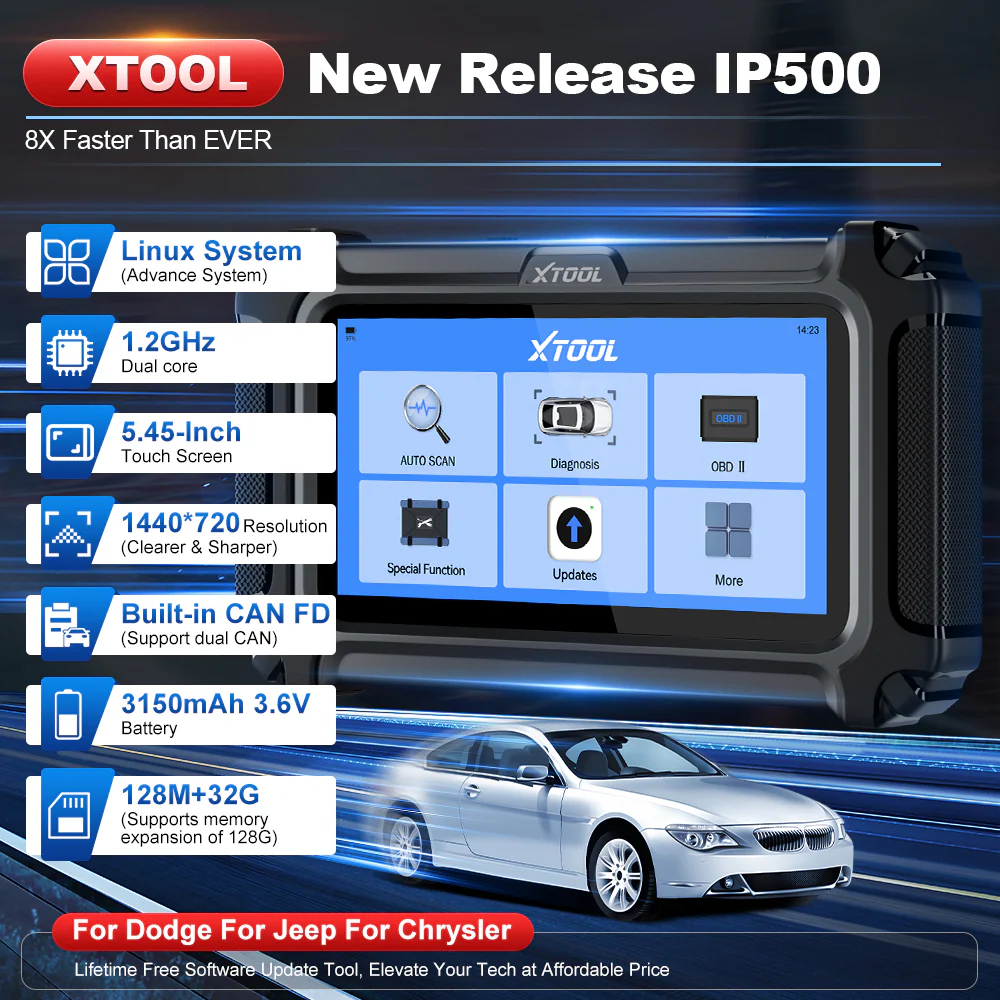 XTOOL IP500-DJC For Chrysler/Jeep/Dodge - Image 7