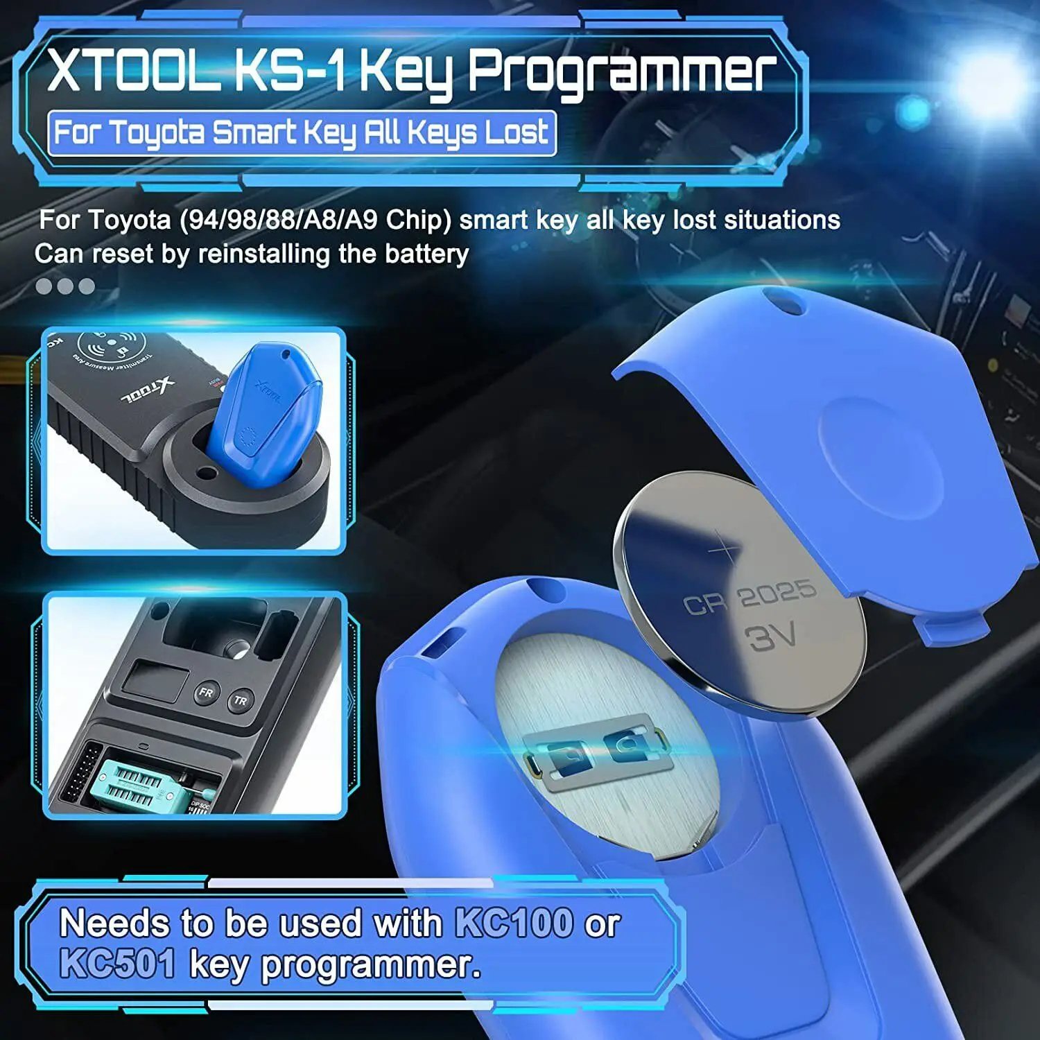 XTOOL KS-1 Key Programmer for Toyota - Image 5