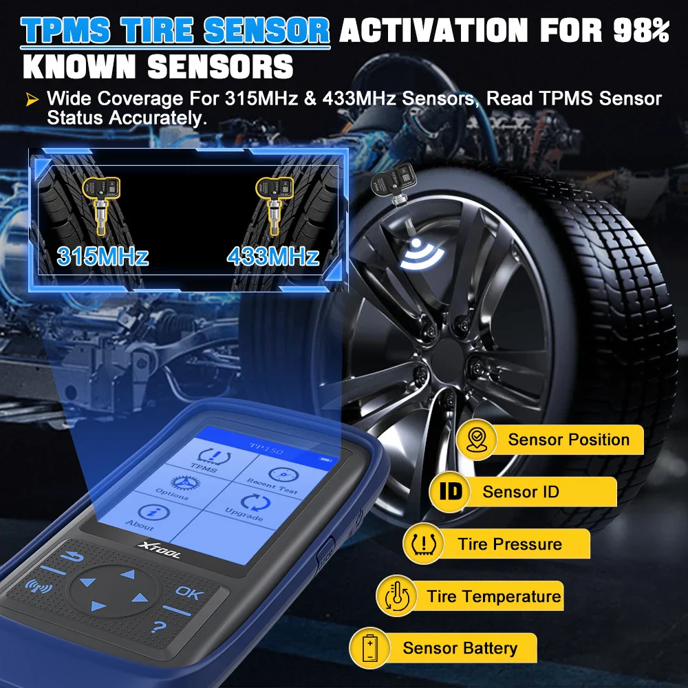 XTOOL TP150 TPMS Programming Tool - Image 6